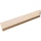 Ekena Millwork 2in. W x 6in. H x 32in. L Ridgewood Woodgrain TimberThane Rafter Tail, Primed Tan RFTUR02X06X32RIDRCPR - alternate 2